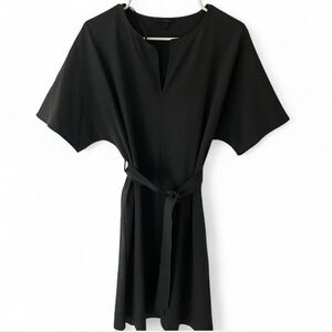 COS Women's Dress Vestido Abito Dark Gray Green Size Medium